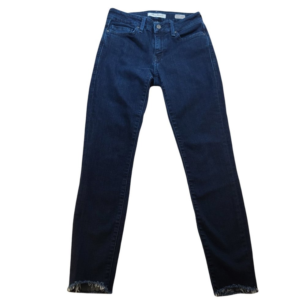 Mavi Womens Size 25 (US 0) Adriana Ankle Mid-Rise Super Skinny Denim Jeans